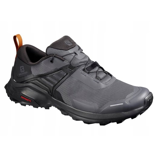 Buty trekkingowe męskie Salomon sportowe w Domodi Buty sportowe męskie Salomon ze skóry ekologicznej
