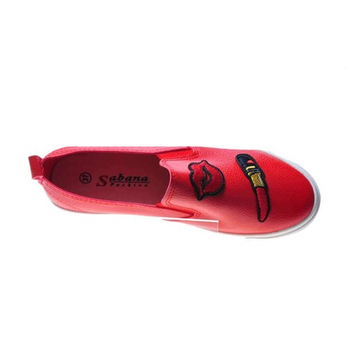 Trampki damskie Pantofelek24 czerwone