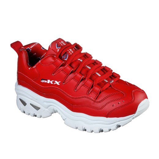 Buty sportowe damskie Skechers czerwone 