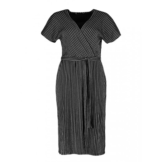 Dopasowana sukienka z kopertowym dekoltem Expresso 201DILLE  Expresso 42 Eye For Fashion