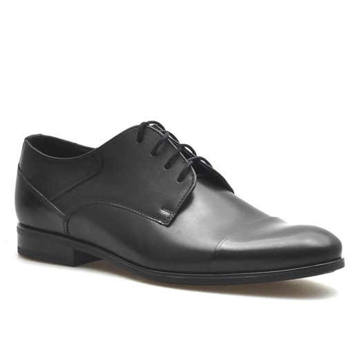 Pantofle Ryłko IDAK03_W65 Czarne lico ze sklepu Arturo-obuwie w kategorii Buty eleganckie męskie - zdjęcie 88069601