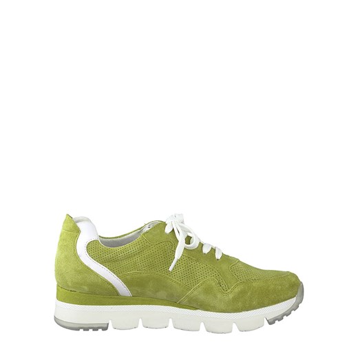 Skórzane sneakersy w kolorze zielonym  Marco Tozzi 39 promocja Limango Polska 