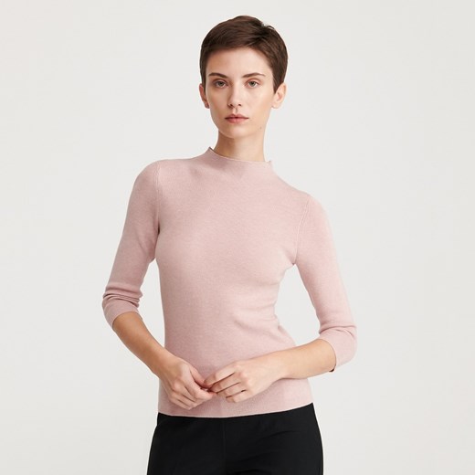 Różowy sweter damski Reserved 