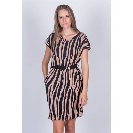 Should Be SUKIENKA ZEBRA BEŻ De Facto 44 promocja Should Be