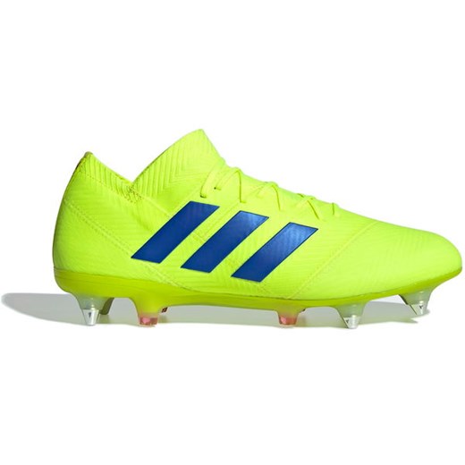 Buty piłkarskie korki Nemeziz 18.1 SG Adidas (solar yellow/football blue/active red)  adidas 39 1/3 SPORT-SHOP.pl