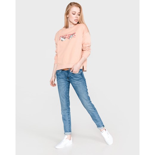 Bluza damska Pepe Jeans z napisami jesienna 