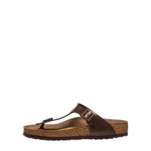 Klapki damskie Birkenstock casual na lato skórzane 