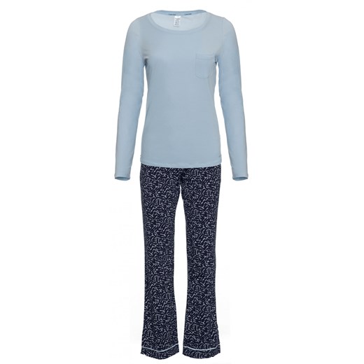 Calvin Klein Piżama damska QS6141E L/S Pant Set S niebieska