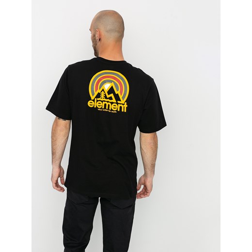 T-shirt męski Element gładki z krótkimi rękawami 