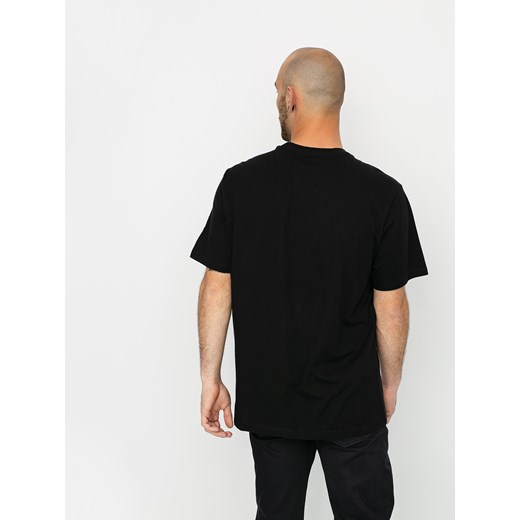 T-shirt męski Element czarny z krótkimi rękawami 