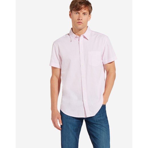 Koszula męska Wrangler bez wzorów z krótkim rękawem wiosenna 