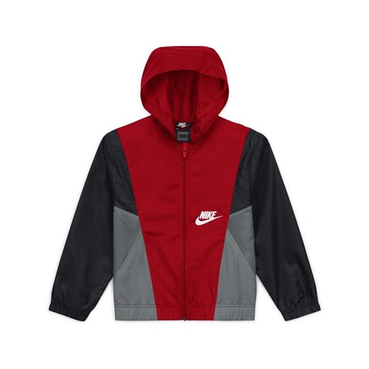 Kurtka z tkaniny dla dużych dzieci (chłopców) Nike Sportswear - Czerwony
