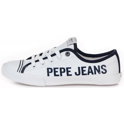 Pepe Jeans tenisówki damskie Gegy Branding PLS30954 36 białe Pepe Jeans  39.0 Mall