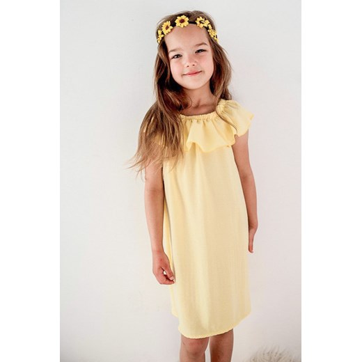 Żółta sukienka hiszpanka dla dziewczynki 98 Wiosna/Lato  Myprincess / Lily Grey 122 okazyjna cena myprincess.pl 
