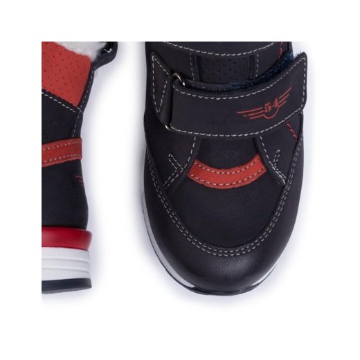 Lasocki Kids buty zimowe dziecięce na rzepy granatowe 