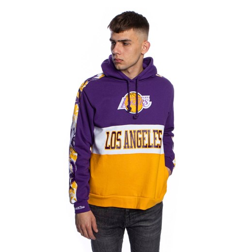 Bluza Mitchell & Ness Los Angeles Lakers fioletowa Leading Scorer Fleece Hoody Mitchell & Ness  M bludshop.com