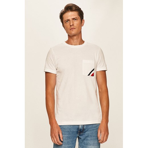 Biały t-shirt męski Tommy Hilfiger 