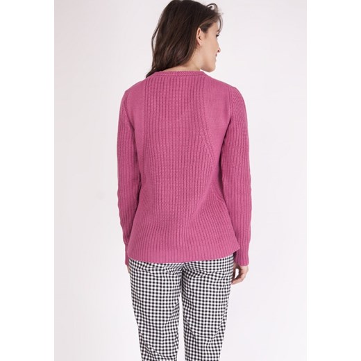 Sweter Victoria SWE 123 Różowy  Mkmswetry S Candivia 2020