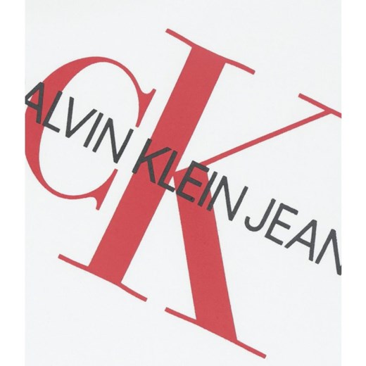 Bluzka dziewczęca Calvin Klein na lato z krótkimi rękawami 