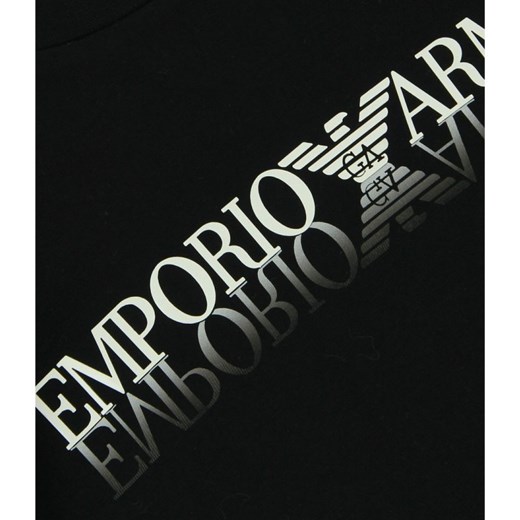 T-shirt chłopięce Emporio Armani z długimi rękawami 