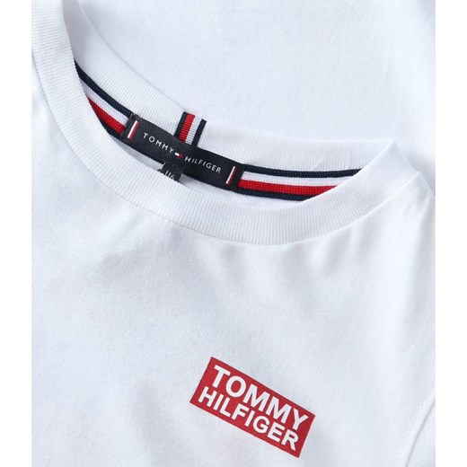 T-shirt męski Tommy Hilfiger z nadrukami z długim rękawem 
