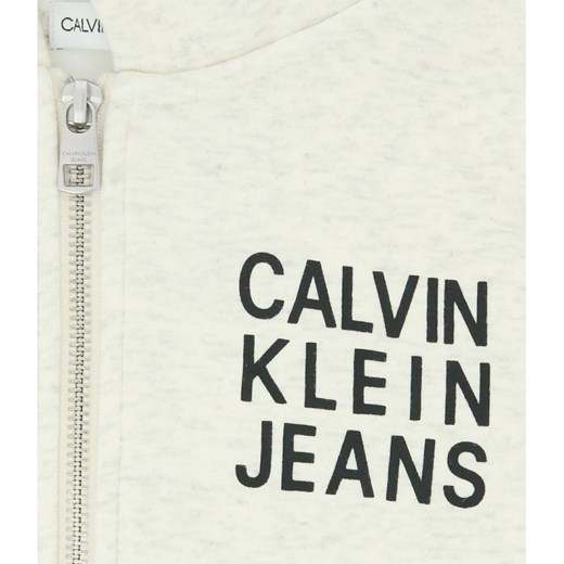 Bluza chłopięca Calvin Klein w nadruki jeansowa 