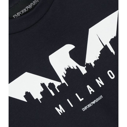 T-shirt chłopięce Emporio Armani z krótkim rękawem na lato 