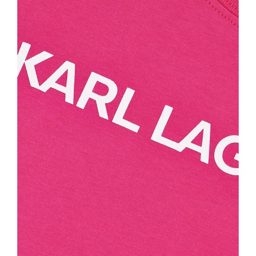 Sukienka dziewczęca Karl Lagerfeld z napisami 