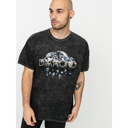 Diamond Supply Co. t-shirt męski z krótkim rękawem bez wzorów młodzieżowy na wiosnę 