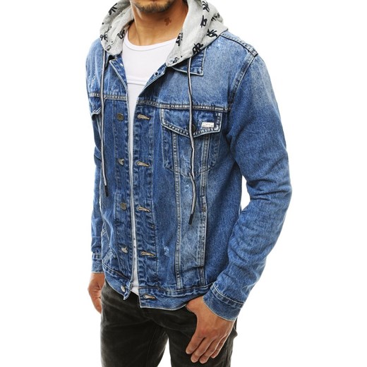 Kurtka męska jeansowa niebieska TX3309  Dstreet XL wyprzedaż  