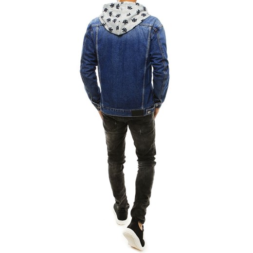 Kurtka męska jeansowa niebieska TX3311 Dstreet  3XL promocyjna cena  