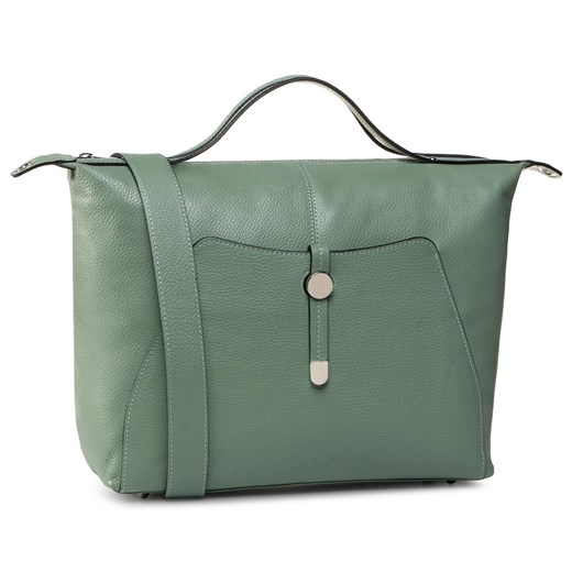 Shopper bag na ramię bez dodatków elegancka duża