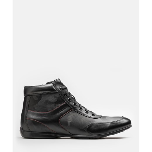 Buty zimowe męskie Kazar z zamkiem skórzane