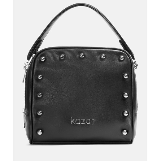 Kazar shopper bag w stylu glamour skórzana 