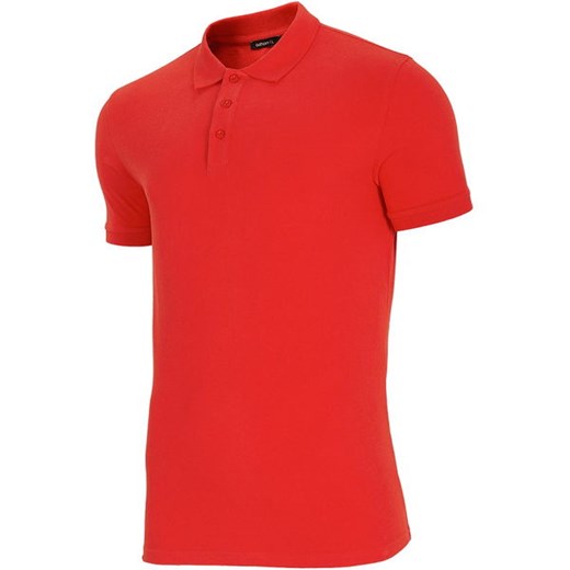 T-shirt męski Outhorn czerwony z krótkimi rękawami 