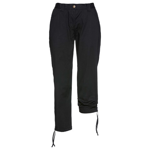 Spodnie "papertouch" ze stretchem i wygodnym paskiem, dł. 7/8 | bonprix
