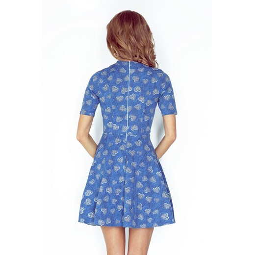 Morimia sukienka niebieska mini 