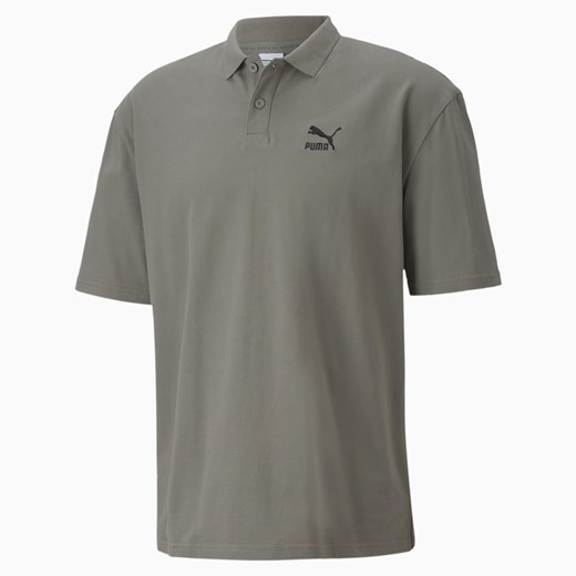 PUMA Classics Boxy Men's Polo Shirt, Szary, rozmiar XS, Odzież  Puma  PUMA EU