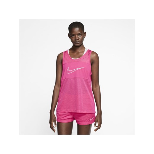 Damska koszulka z siateczki Nike Sportswear - Różowy Nike M wyprzedaż Nike poland