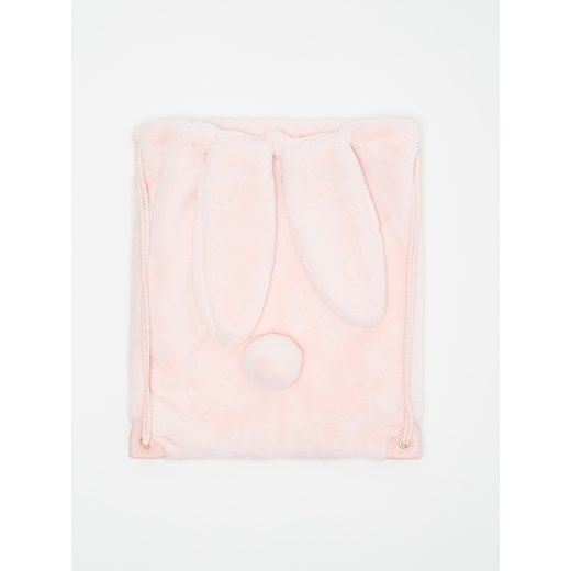 Sinsay - Plecak typu worek królik - Różowy  Sinsay uniwersalny 
