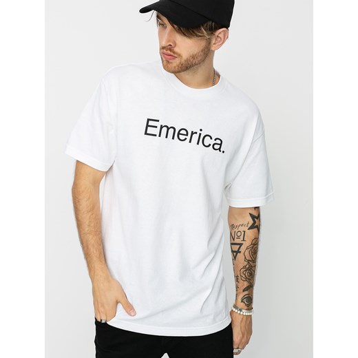 T-shirt męski Emerica w stylu młodzieżowym z krótkim rękawem 