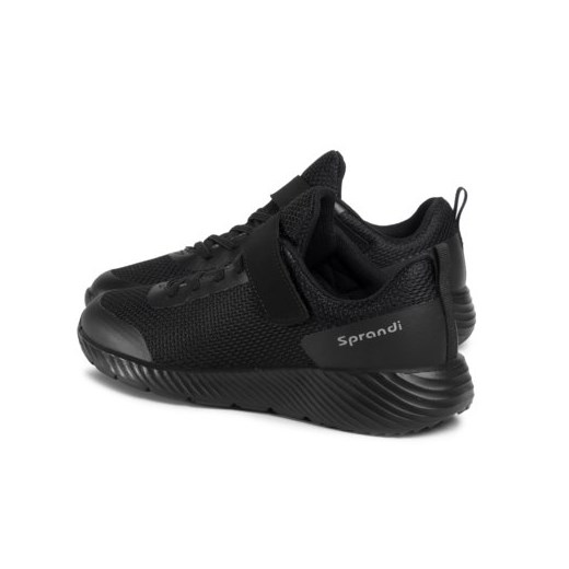 Buty sportowe dziecięce czarne Sprandi wiązane 