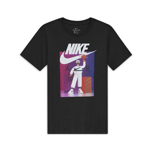 T-shirt dla dużych dzieci (chłopców) Nike Air - Czerń Nike L Nike poland