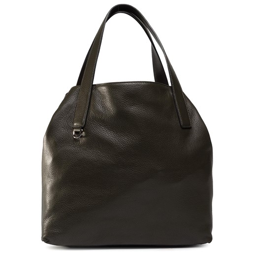 Shopper bag bez dodatków elegancka na ramię duża 
