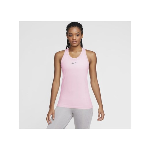 Damska koszulka bez rękawów do biegania Nike Infinite - Różowy  Nike M Nike poland