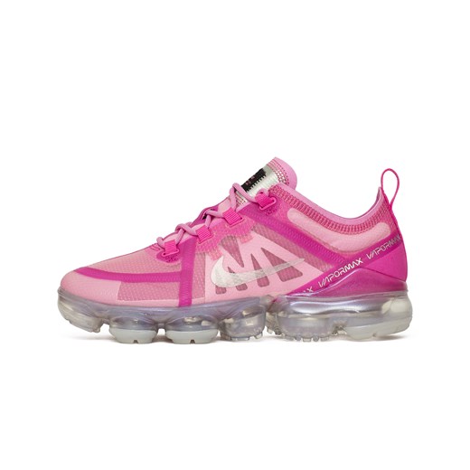 Buty sportowe damskie różowe Nike do biegania sznurowane bez wzorów na płaskiej podeszwie wiosenne 