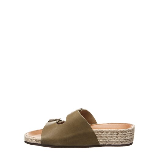 Espadryle damskie BEARPAW ze skóry bez zapięcia płaskie casual 