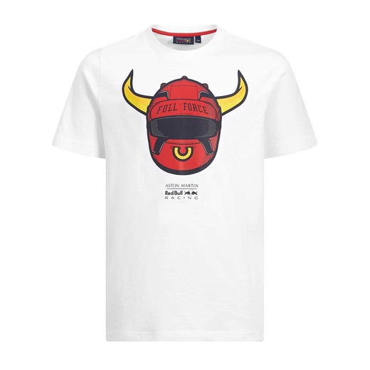 Koszulka T-shirt dziecięca Helmet biała Aston Martin Red Bull Racing 2019  Red Bull Racing F1 Team 104 CM (DZIECI) gadzetyrajdowe.pl