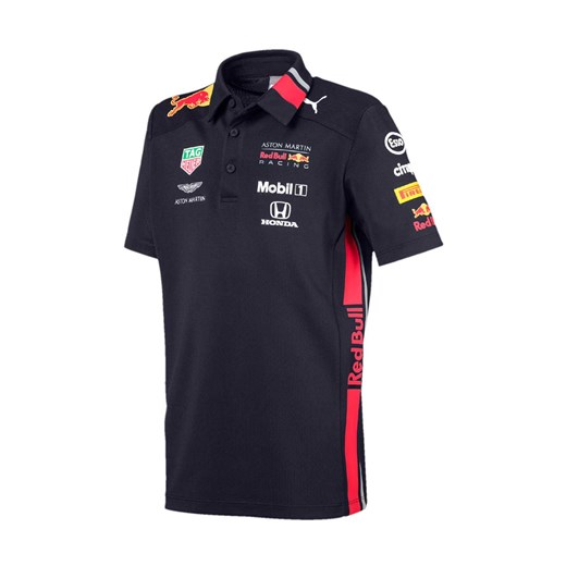 Koszulka polo dziecięca Team granatowa Aston Martin Red Bull Racing 2019  Red Bull Racing F1 Team 116 CM (DZIECI) gadzetyrajdowe.pl