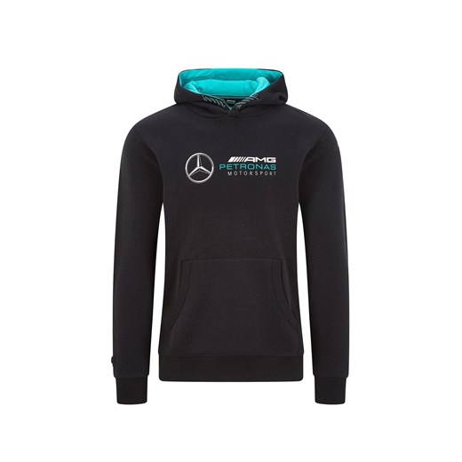 Bluza męska Mercedes Amg Petronas F1 Team czarna jesienna młodzieżowa 